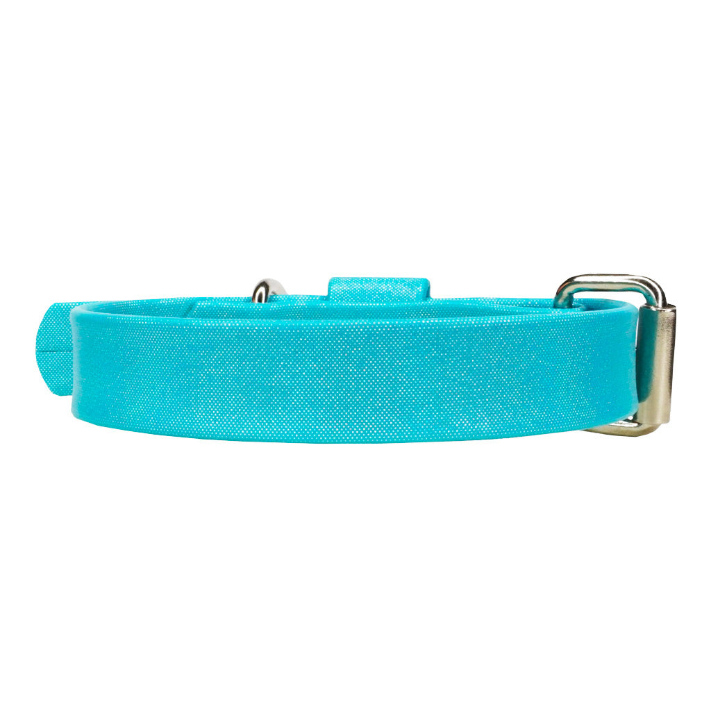 Collare Ecopelle Azzurro