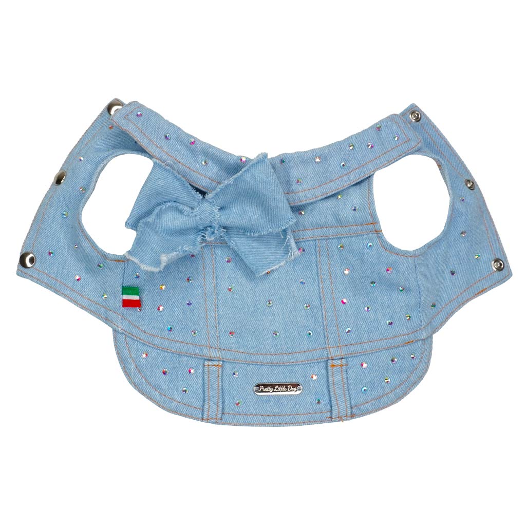 Giacca Denim con Strass