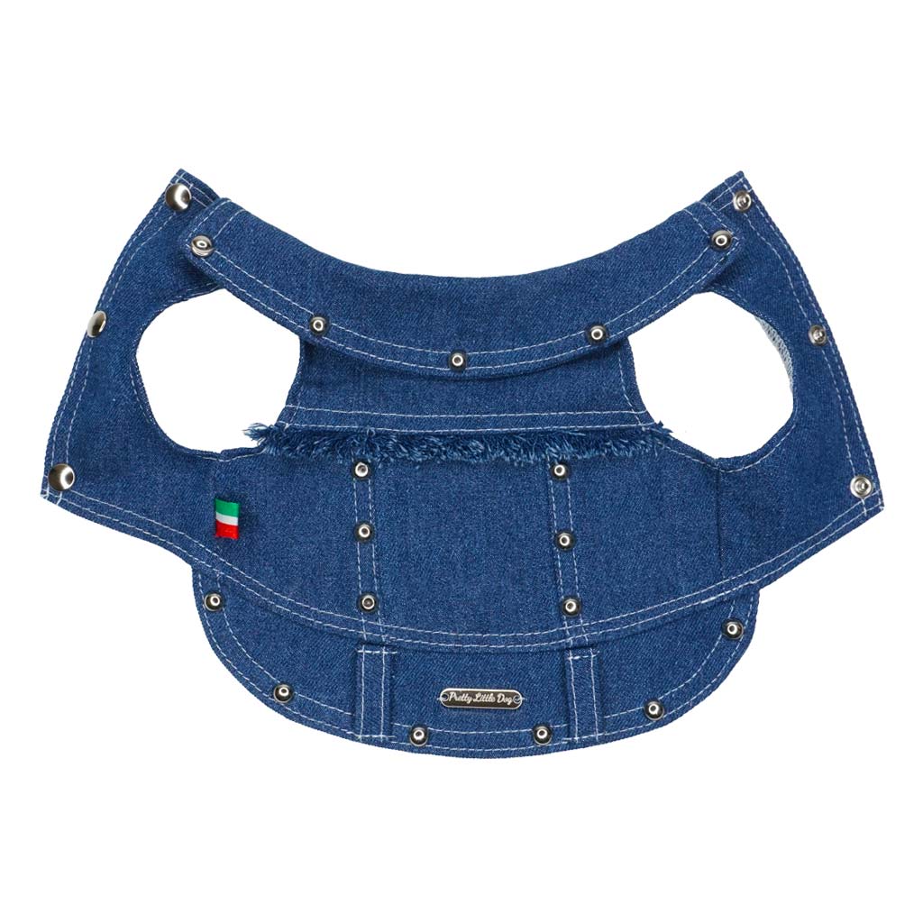 Giacca Denim con Borchie