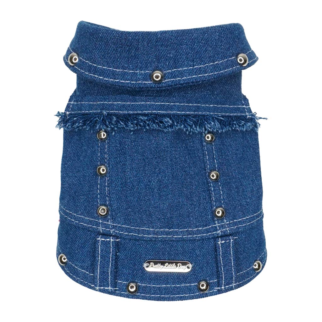 Giacca Denim con Borchie