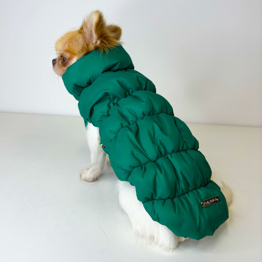 Piumino Elastico Verde