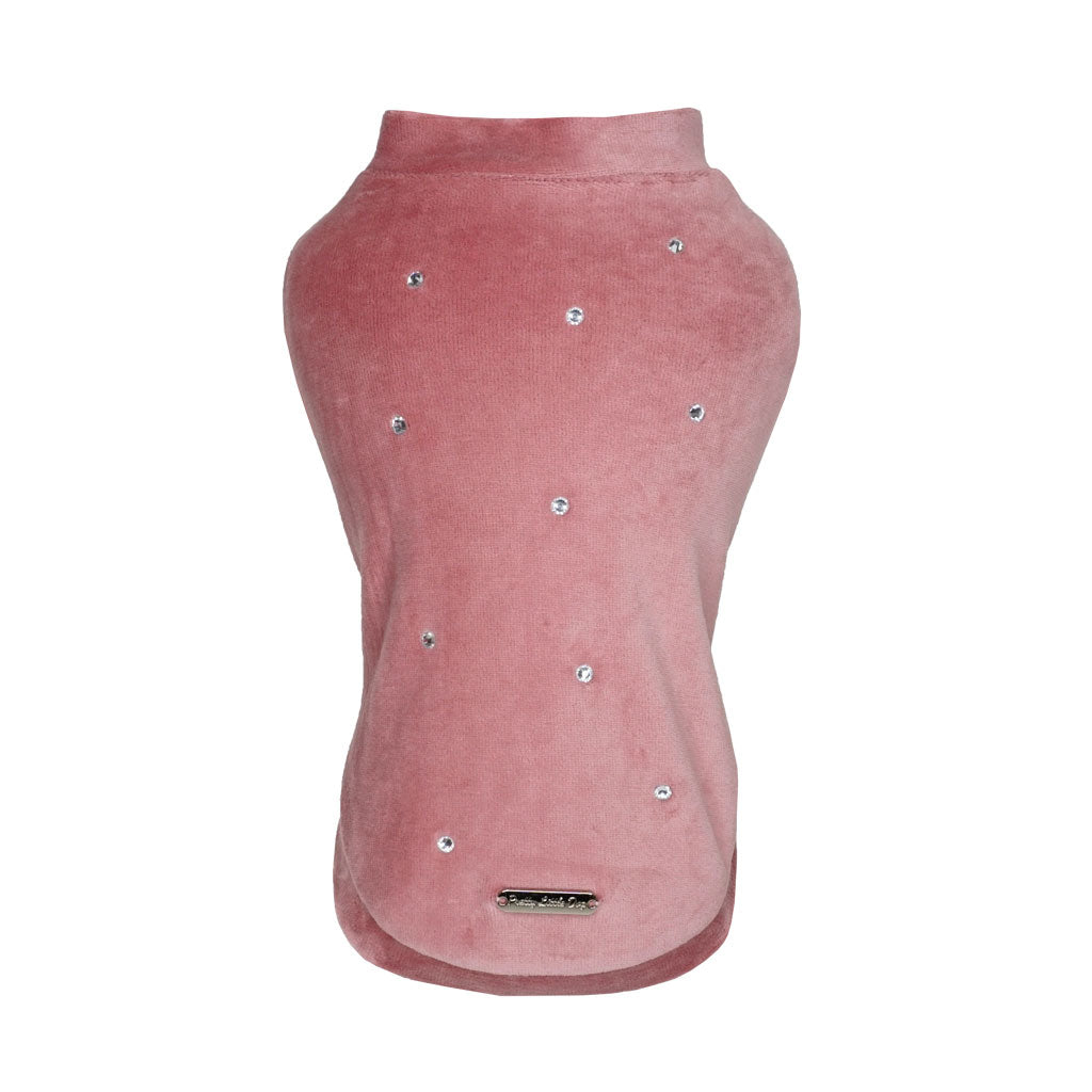 Felpa in Ciniglia Rosa Antico