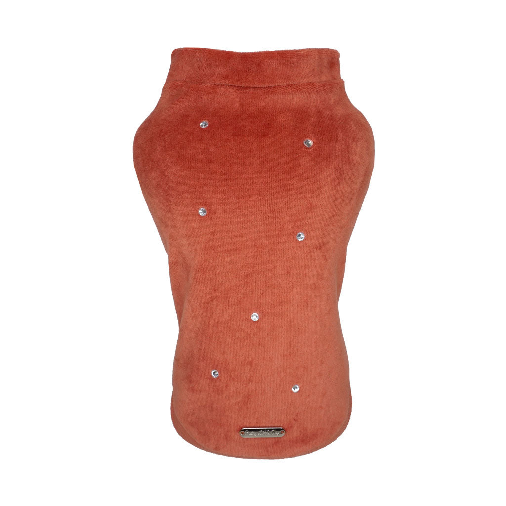 Felpa in Ciniglia Terracotta