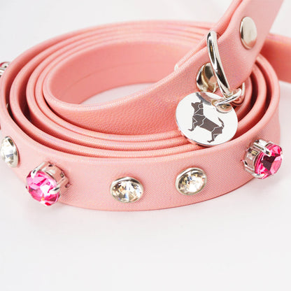 Guinzaglio Pietre Rosa