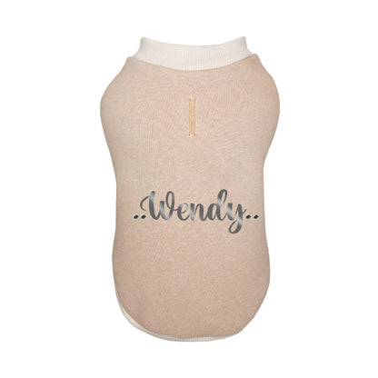 Felpa Beige personalizzata