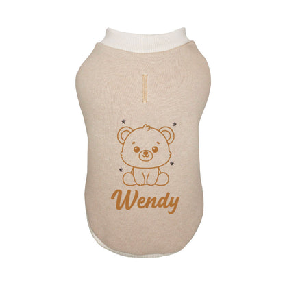 Felpa Beige personalizzata