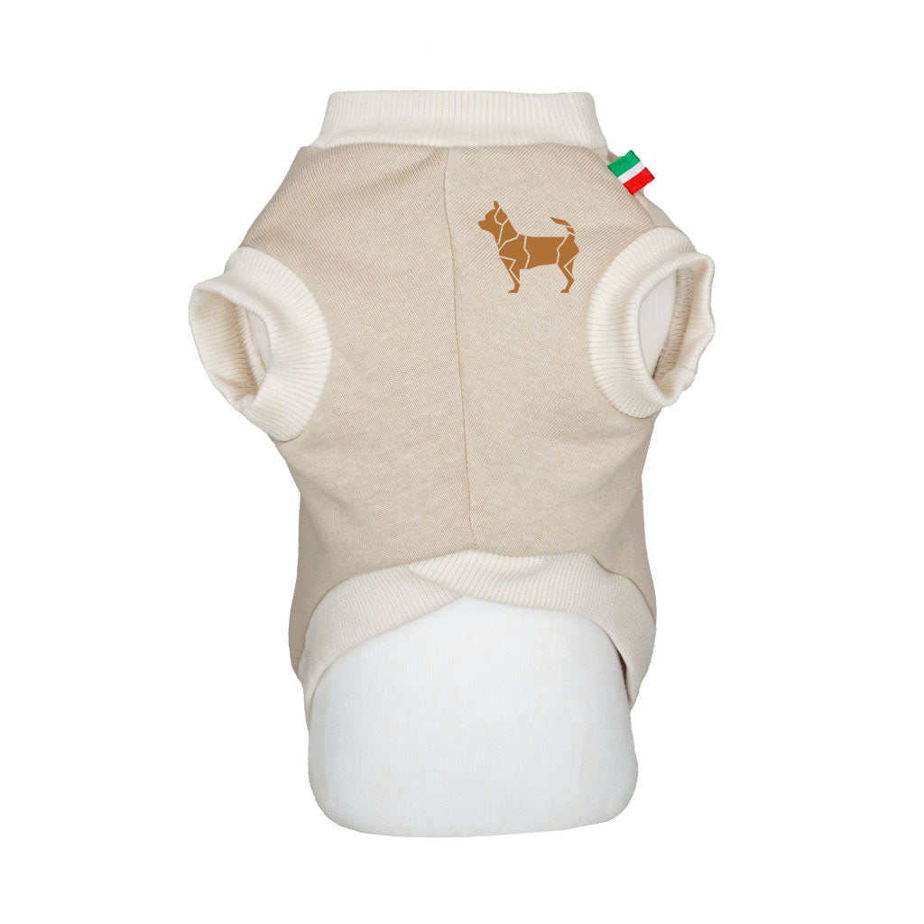 Felpa Beige personalizzata