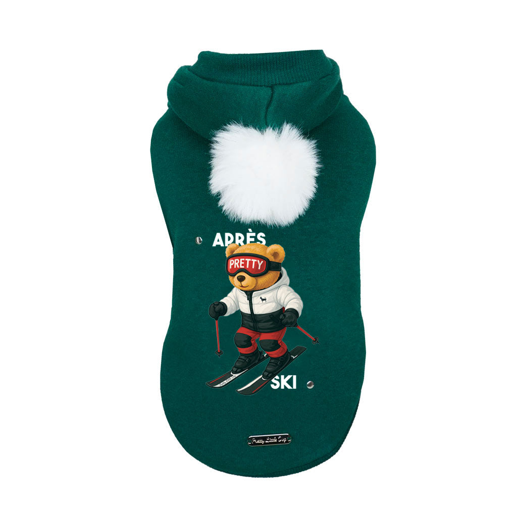 Felpa Verde Sciatore