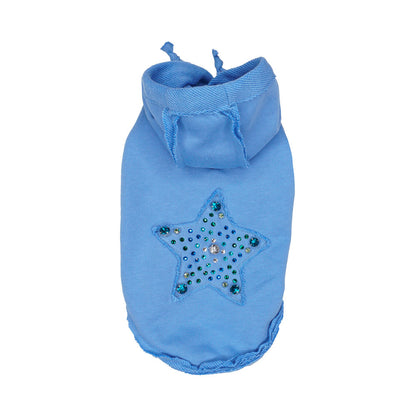 Felpa Star Azzurra - Outlet