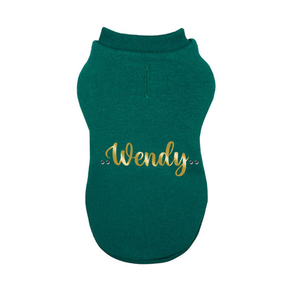 Felpa Verde personalizzata