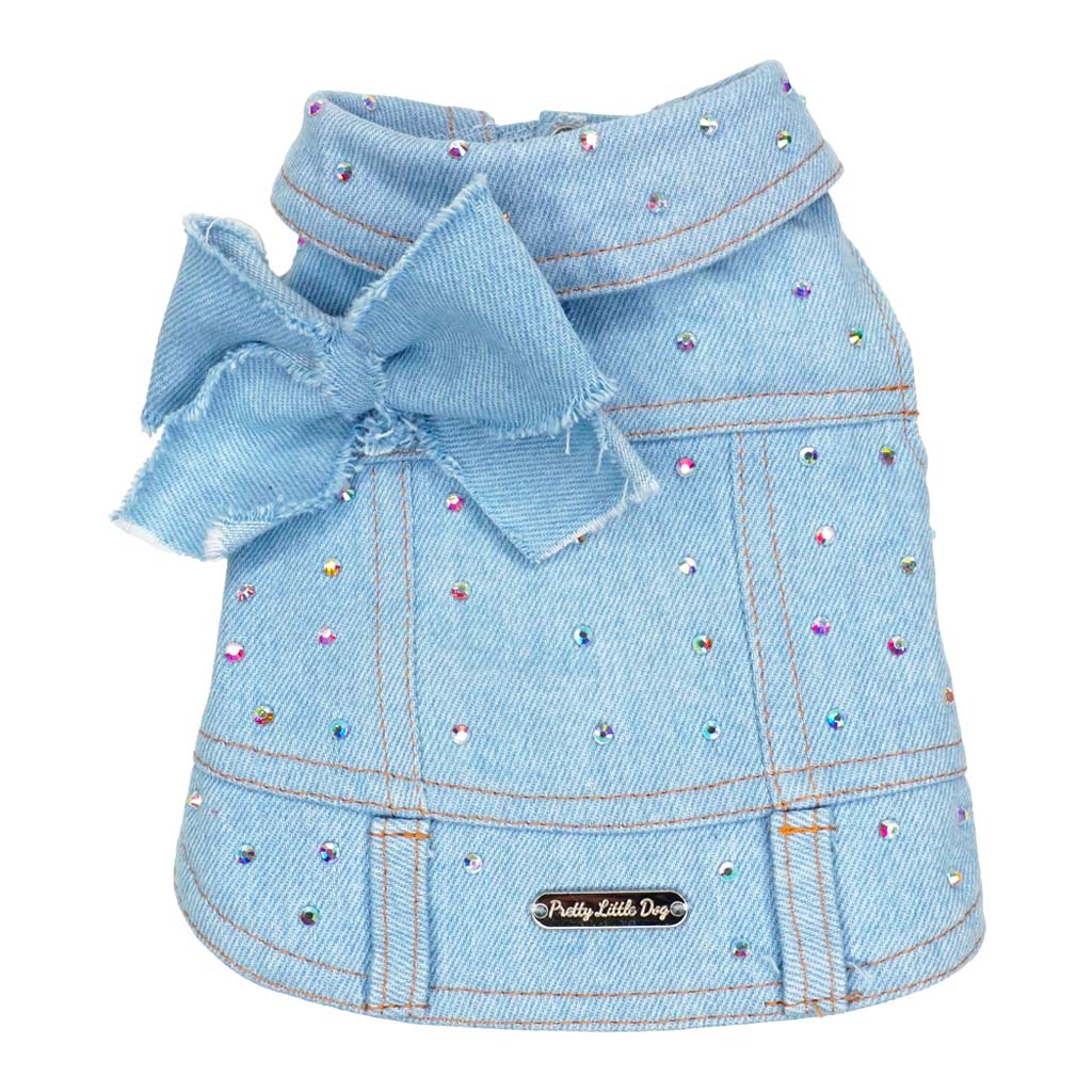 Giacca Denim con Strass