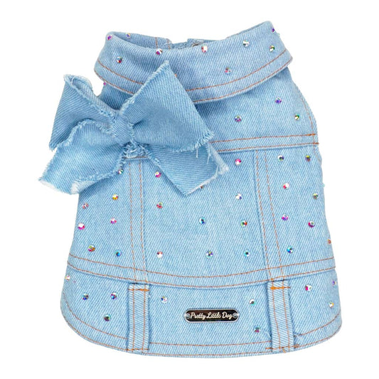 Giacca Denim con Strass