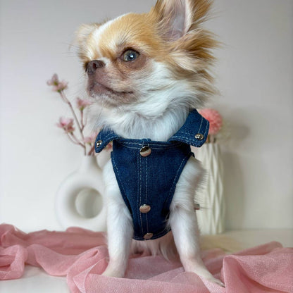 Giacca Denim con Borchie