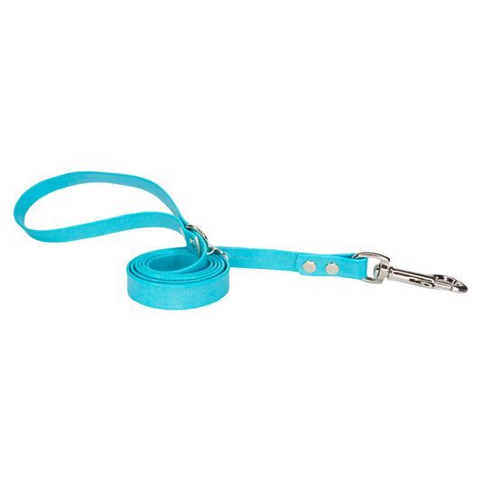Guinzaglio Ecopelle Azzurro