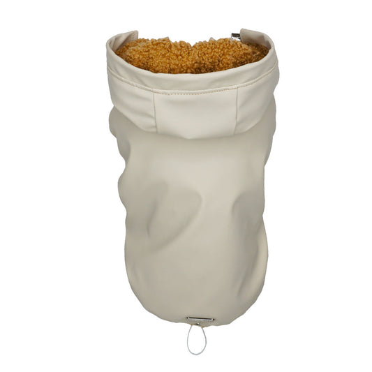 Impermeabile con Teddy Beige