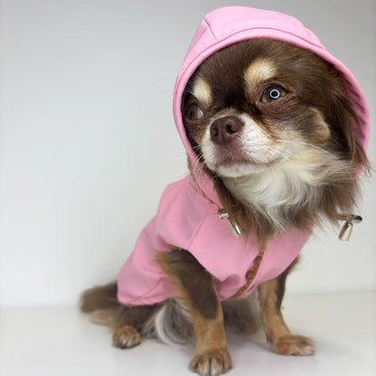 Impermeabile con Teddy Rosa