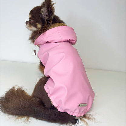 Impermeabile con Teddy Rosa