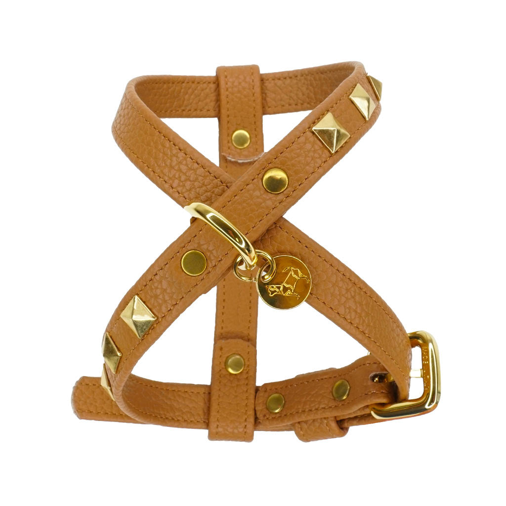 Pettorina Ecopelle Biscotto Borchie