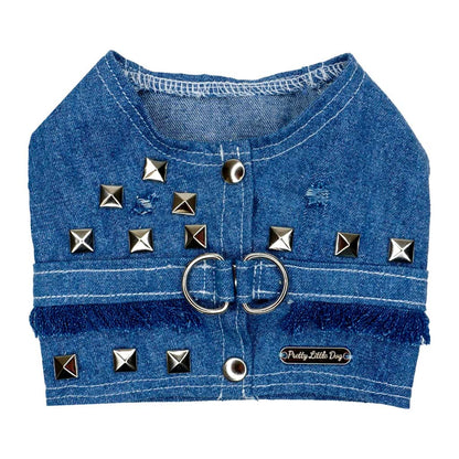 Pettorina Denim Borchie