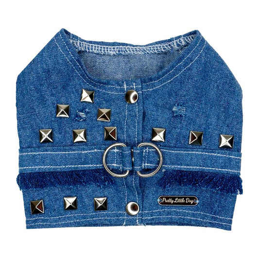 Pettorina Denim Borchie