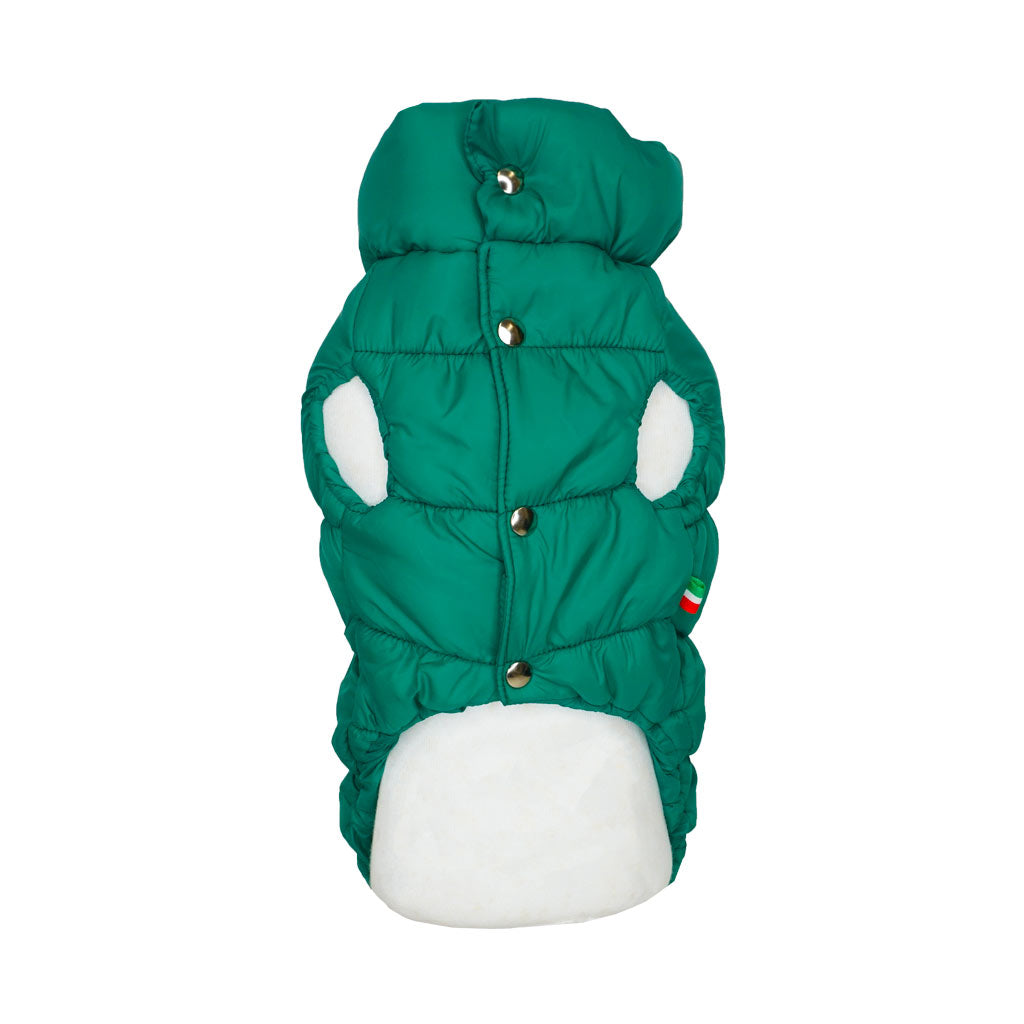 Piumino Elastico Verde