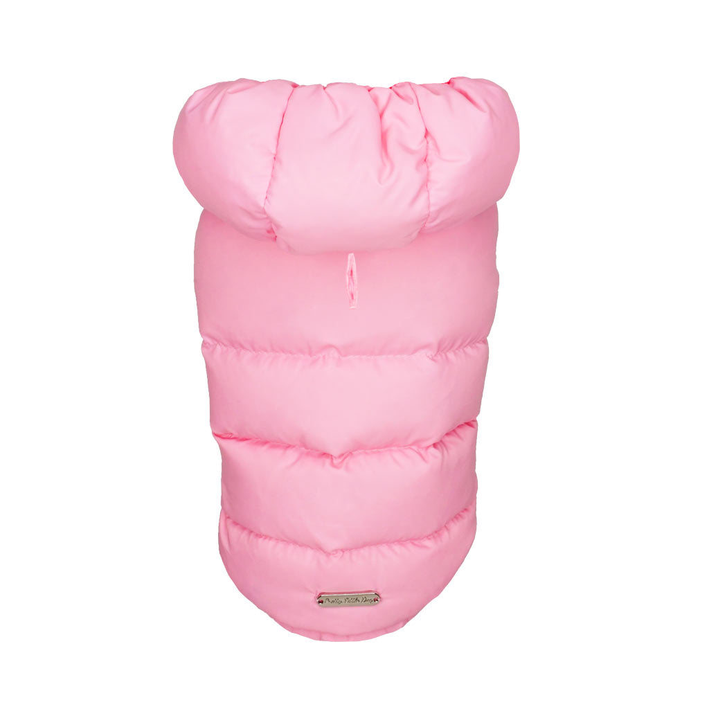 Piumino in Piuma Rosa